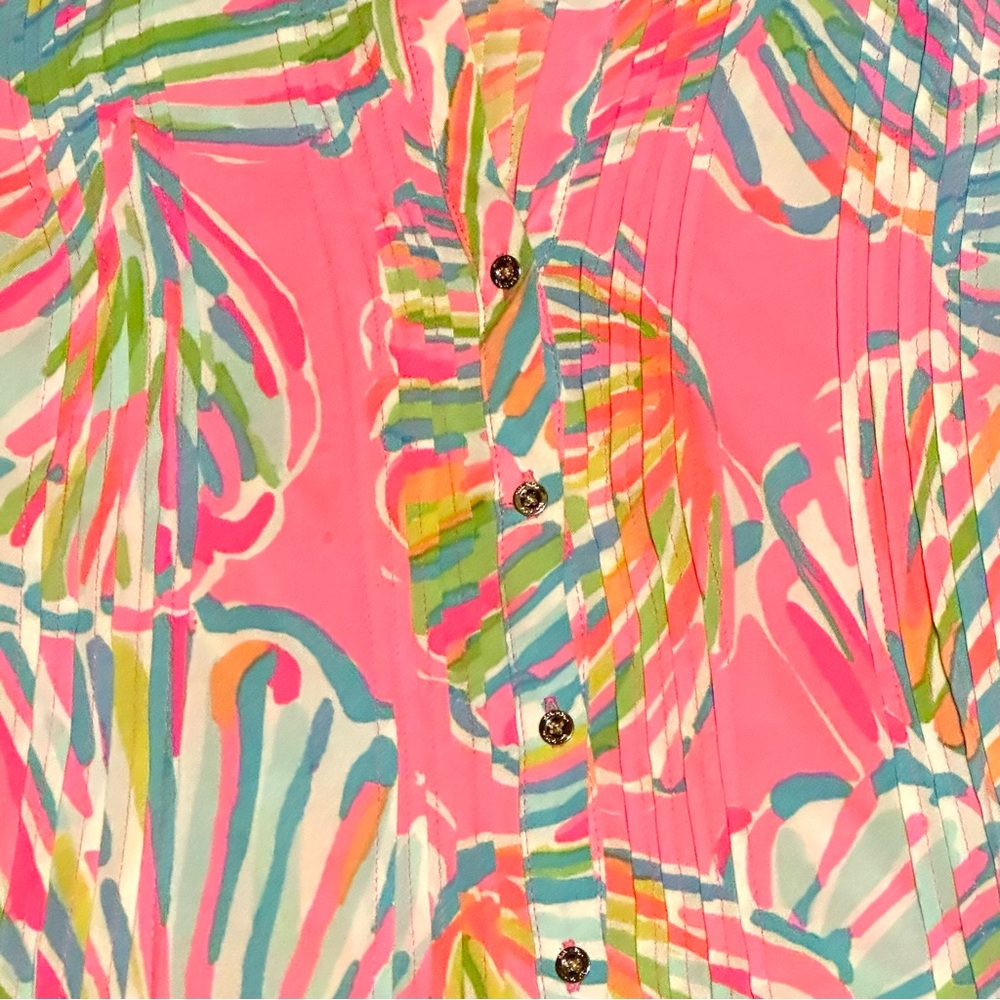 Lilly Pulitzer Woman’s Long Sleeve Summer Cotton Dress Size S - Picture 6 of 8